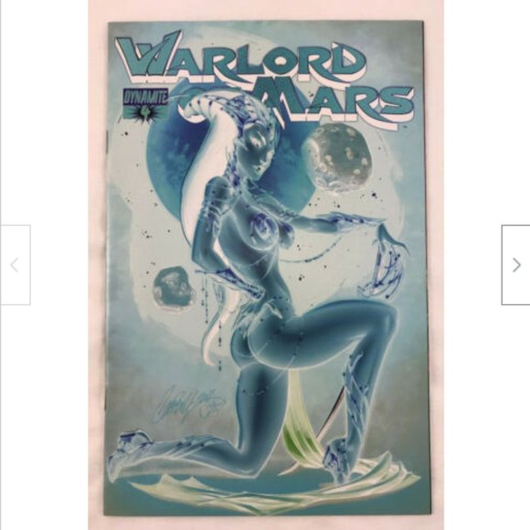 Warlord of Mars #4 Negative Effect Variant Cover J Scott Campbell Dynamite 2011 - Picture 1 of 3